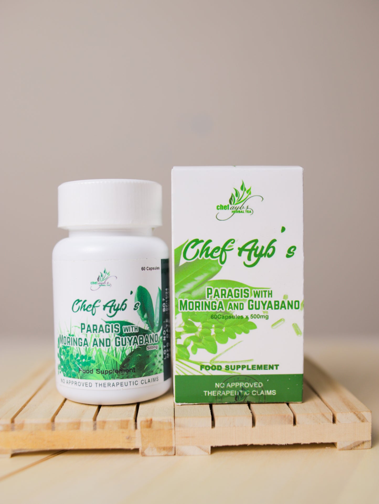 Chef Ayb’s Paragis Moringa & Guyabano,60 capsules