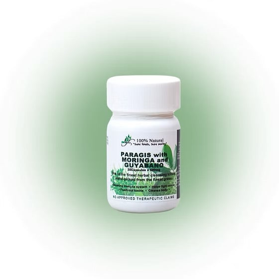 Chef Ayb’s Paragis with Moringa & Guyabano 3in1 capsule -mini (30capsules)