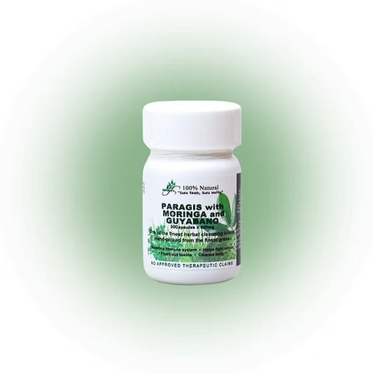 Chef Ayb’s Paragis with Moringa & Guyabano 3in1 capsule -mini (30capsules)